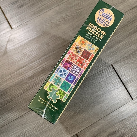 Cobble Hill Common Quilt Block Patterns Jigsaw Puzzle 1000 pcs w/ Poster BNIB - Picture 10 of 10